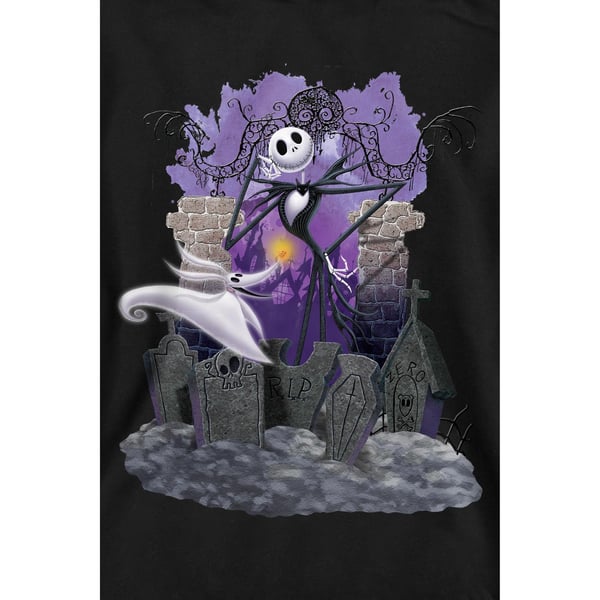 The Nightmare Before Christmas Unisex Adult Jack Skellington Grave Sweatshirt