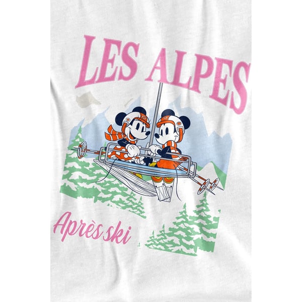 Disney Herr Les Alpes Musse Pigg T-shirt