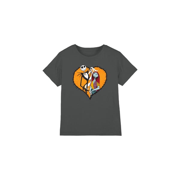 The Nightmare Before Christmas Childrens/Kids Jack Sally Heart T-Shirt The Nightmare Before Christmas Childrens/Kids Jack Sally Heart T-Shirt