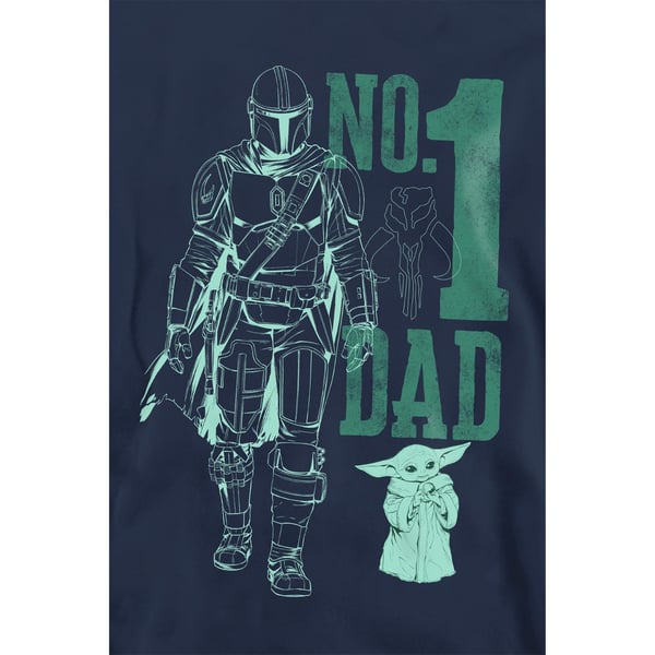 Star Wars: The Mandalorian Unisex Adult No. 1 Dad Mando Sweatshirt