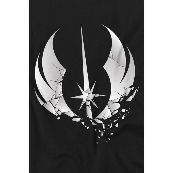 Star Wars Mens Jedi Obi Wan Kenobi Shattered T-Shirt