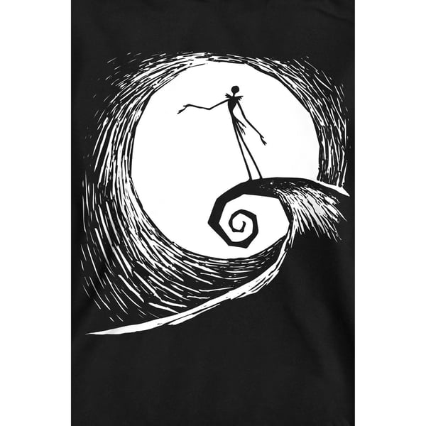 The Nightmare Before Christmas Unisex Adult Jack Moon Silhouette Sweatshirt
