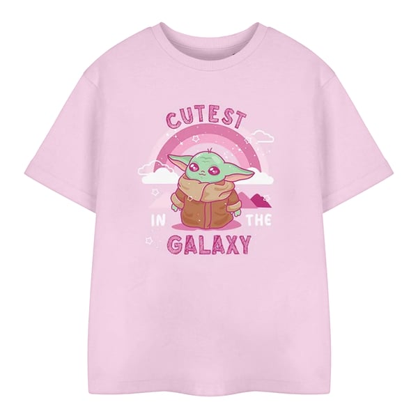 Star Wars: The Mandalorian Childrens/Kids Cutest In The Galaxy Grogu T-Shirt Star Wars: The Mandalorian Childrens/Kids Cutest In The Galaxy Grogu T-Shirt