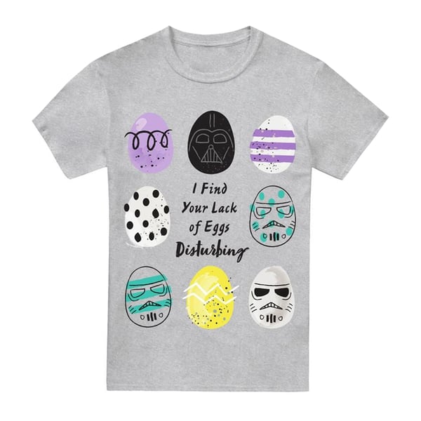 Star Wars Mens Your Lack Of Easter Eggs Disturbing Darth Vader T-Shirt