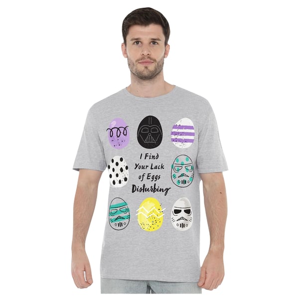 Star Wars Mens Your Lack Of Easter Eggs Disturbing Darth Vader T-Shirt