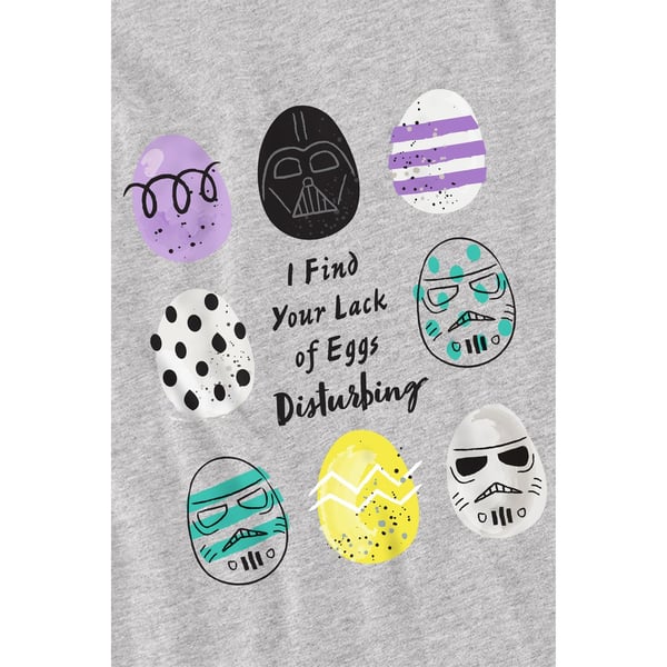 Star Wars Mens Your Lack Of Easter Eggs Disturbing Darth Vader T-Shirt