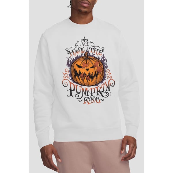 The Nightmare Before Christmas Unisex Adult Hail The Pumpkin King Sweatshirt