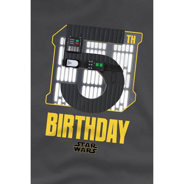 Star Wars Childrens/Kids Darth Vader Space 5th Birthday T-Shirt