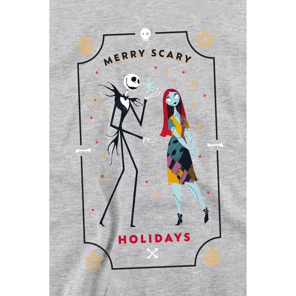 The Nightmare Before Christmas Unisex Adult Scary Holidays Jack Sally Sweatshirt