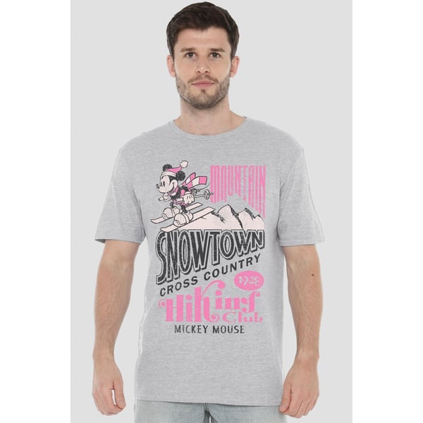 Disney Herr Snowtown Ski Musse Pigg T-shirt