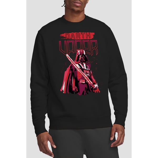 Star Wars Unisex Adult Darth Vader Painted Sweatshirt
