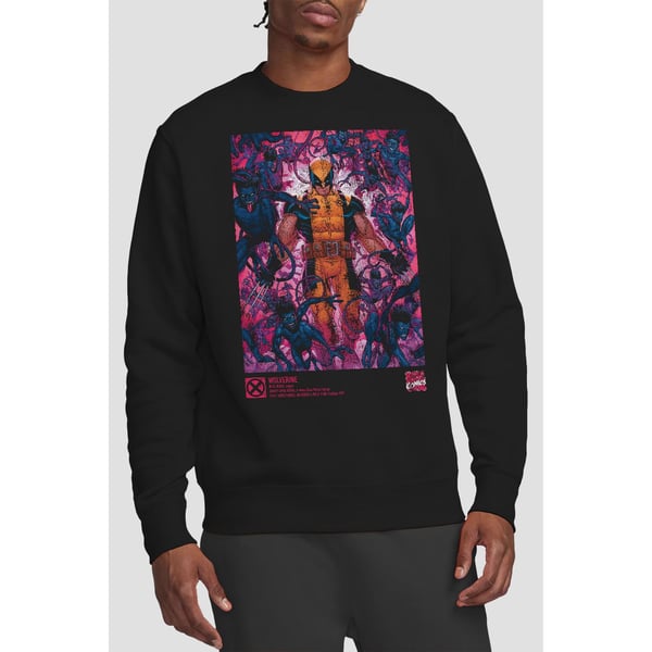 Marvel Unisex Adult X-Men Wolverine Nightcrawler Sweatshirt