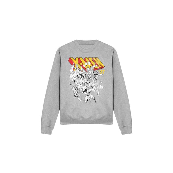 Marvel Unisex Adult X-Men Retro Team Sweatshirt