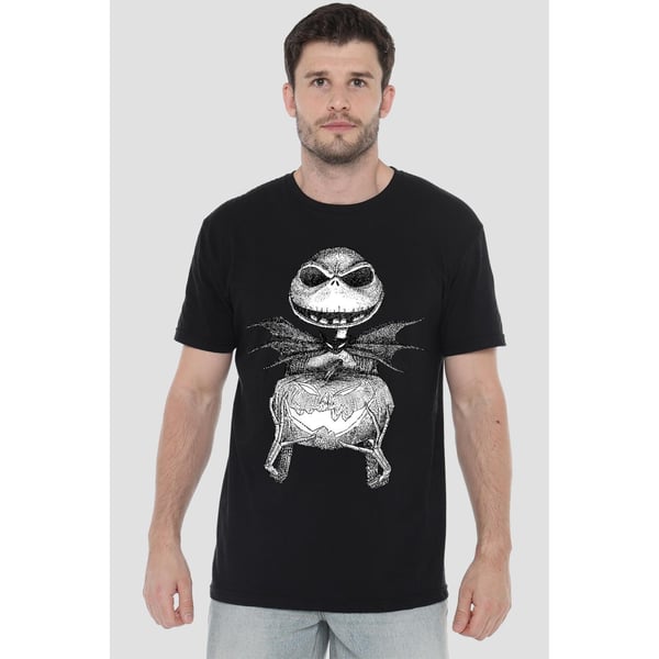 The Nightmare Before Christmas Mens Jack Pumpkin Sketch T-Shirt