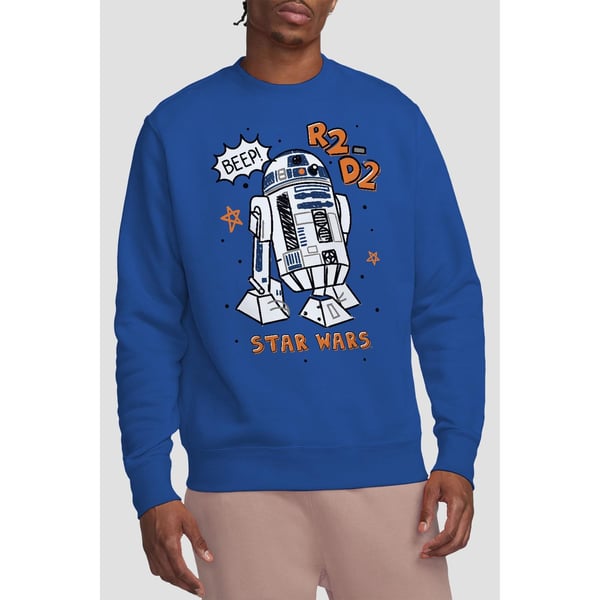 Star Wars Unisex Adult R2-D2 Sweatshirt