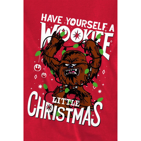 Star Wars Unisex Adult A Wookie Little Christmas Sweatshirt