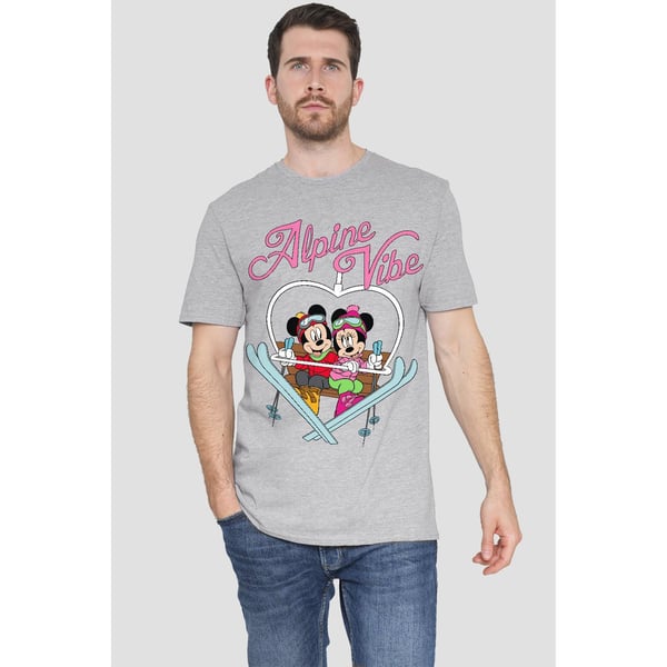 Disney Herr Alpine Vibes Musse Pigg T-shirt