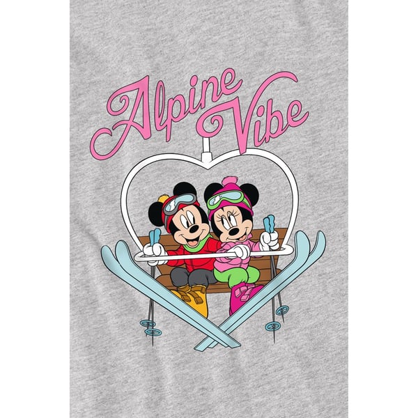 Disney Herr Alpine Vibes Musse Pigg T-shirt