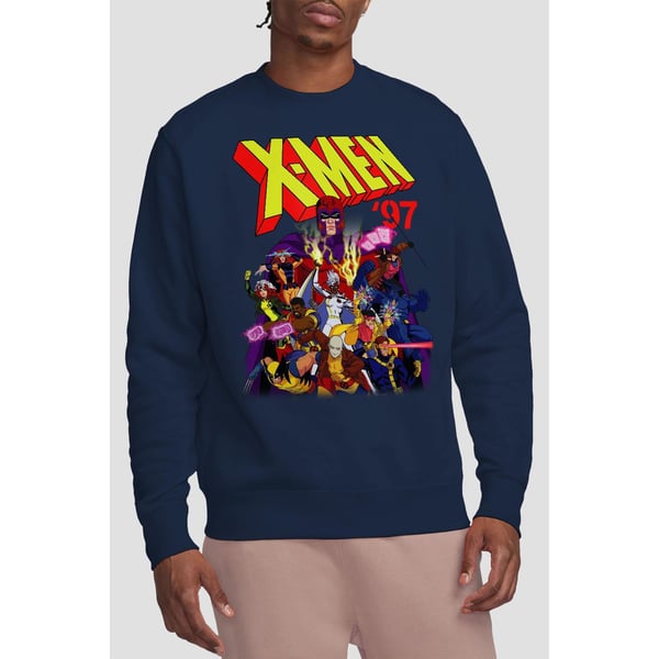 Marvel Unisex Adult X-Men 97 Comic Sweatshirt