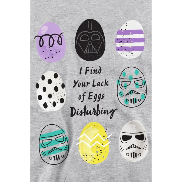 Star Wars Unisex Adult Your Lack Of Easter Eggs Disturbing Darth Vader Sweatshirt