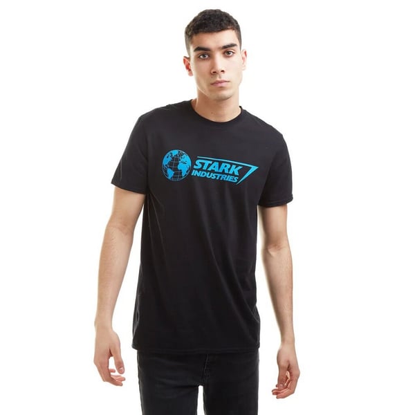 Marvel Mens Stark Industries Logo T-Shirt