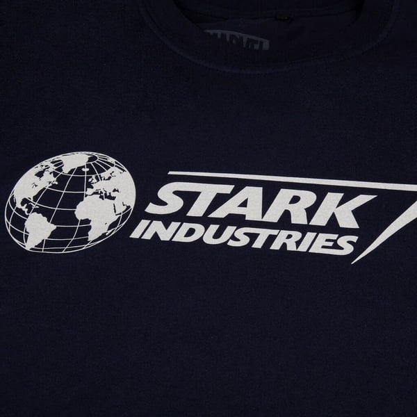 Marvel Mens Stark Industries Logo T-Shirt