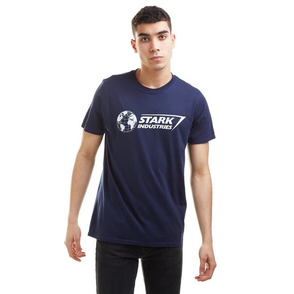 Marvel Mens Stark Industries Logo T-Shirt