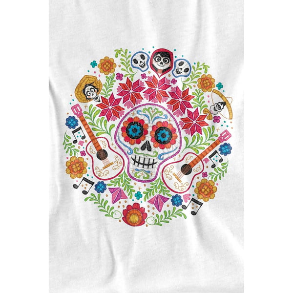 Coco Childrens/Kids Day Of The Dead Ernesto Miguel Hector Patch T-Shirt