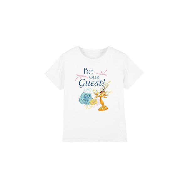 Beauty And The Beast Childrens/Kids Be Our Guest T-Shirt Beauty And The Beast Childrens/Kids Be Our Guest T-Shirt