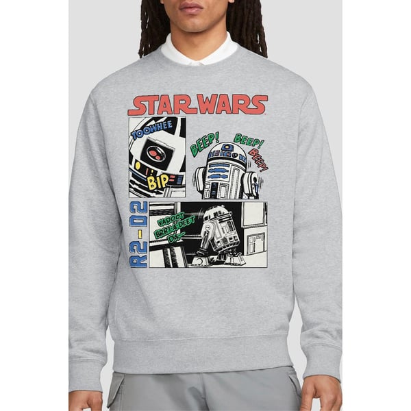 Star Wars Unisex Adult Beep Boop R2-D2 Sweatshirt