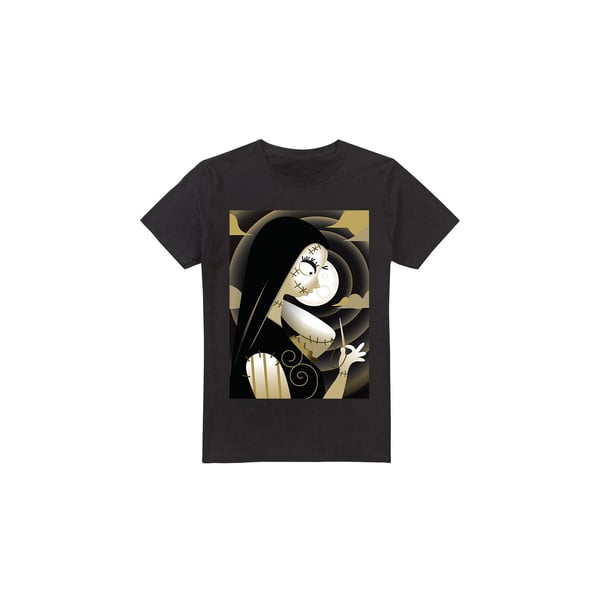 The Nightmare Before Christmas Miesten Sally Shaded T-paita