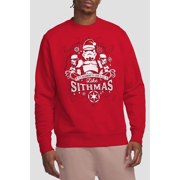 Star Wars Unisex Adult Beginning To Look A Lot Like Sithmus Christmas Sweatshirt