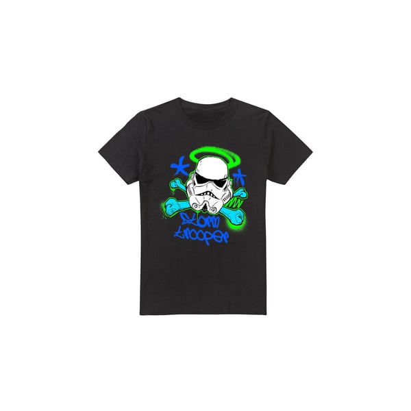 Star Wars Mens Stormtrooper Stencil T-Shirt