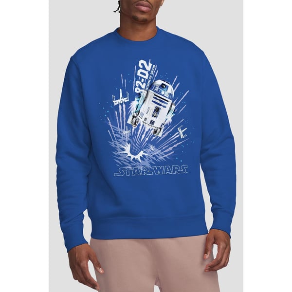 Star Wars Unisex Adult Blast Off R2-D2 Sweatshirt