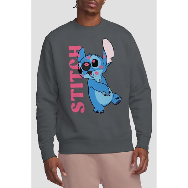 Lilo & Stitch Unisex Adult Covered In Kisses Sweatshirt