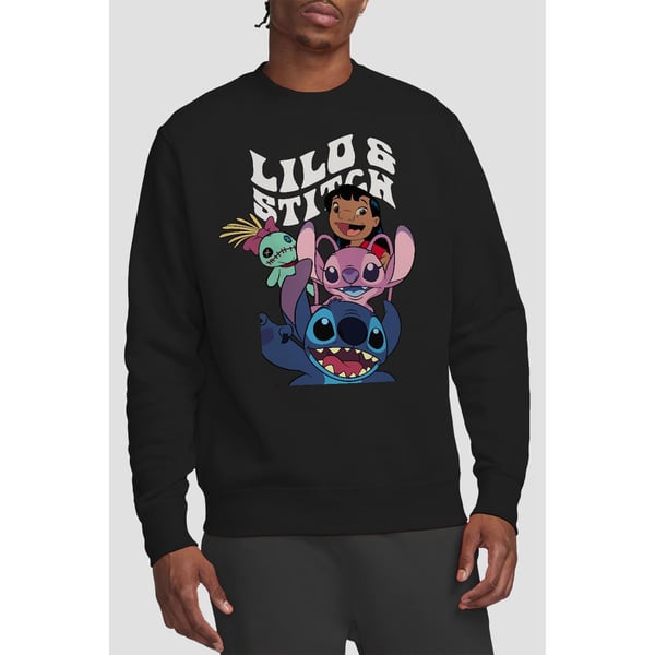 Lilo & Stitch Unisex Adult Character Montage Sweatshirt