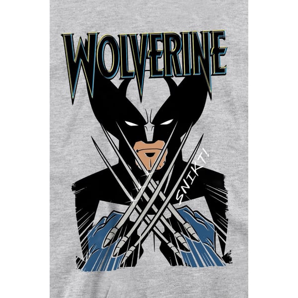 Marvel Unisex Adult X-Men Wolverine Action Shot Sweatshirt
