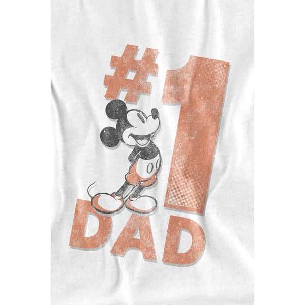 Disney Herr Nummer 1 Pappa Musse Pigg T-shirt