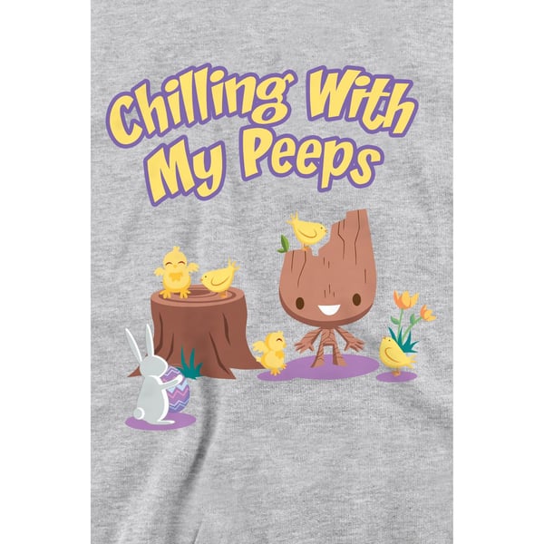 Guardians Of The Galaxy Unisex Adult Chilling With My Peeps Groot Sweatshirt