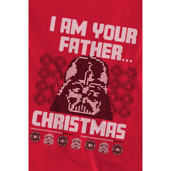 Star Wars Unisex Adult Father Christmas Darth Vader Fair Isle Sweatshirt