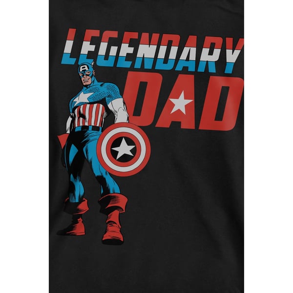 Captain America Unisex Adult Legendary Dad Sweatshirt