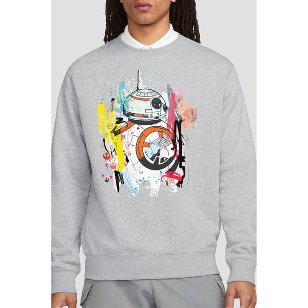 Star Wars Unisex Adult BB-8 Abstract Sweatshirt