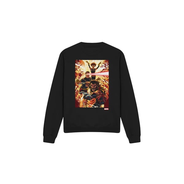 Marvel Unisex Adult X-Men Wolverine Cyclops Jean Grey Sweatshirt
