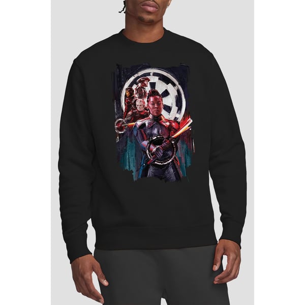 Star Wars Unisex Adult Inquisitors Obi Wan Kenobi Reva Painted Sweatshirt