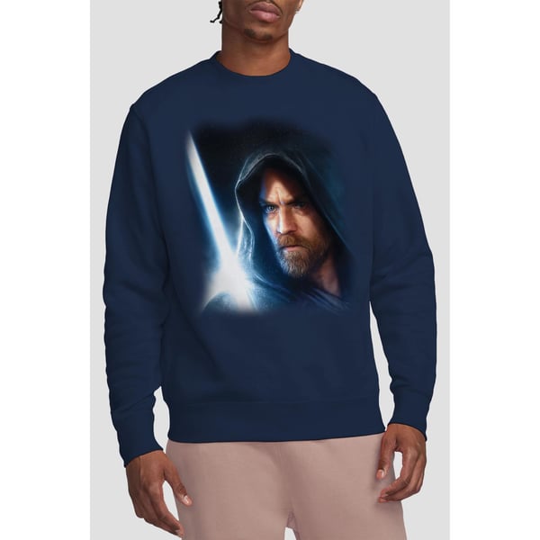 Star Wars Unisex Adult Obi Wan Kenobi Poster Sweatshirt