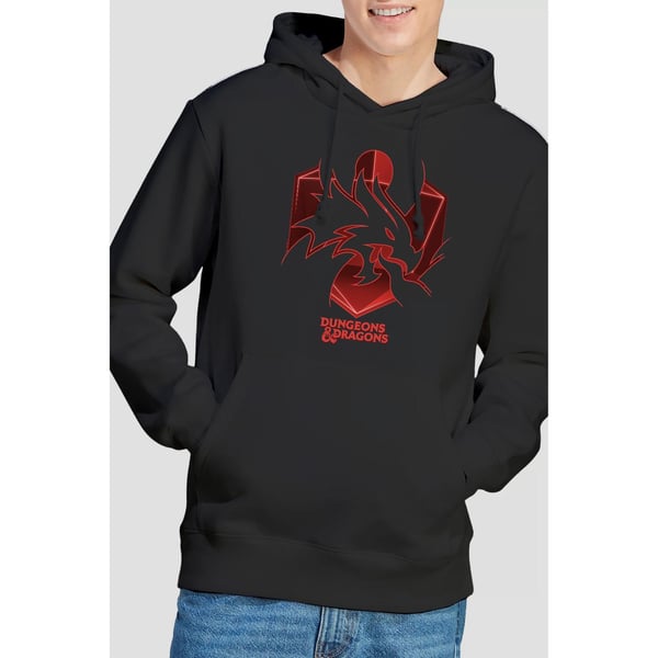Dungeons & Dragons Mens Ampersand Cutout Hoodie