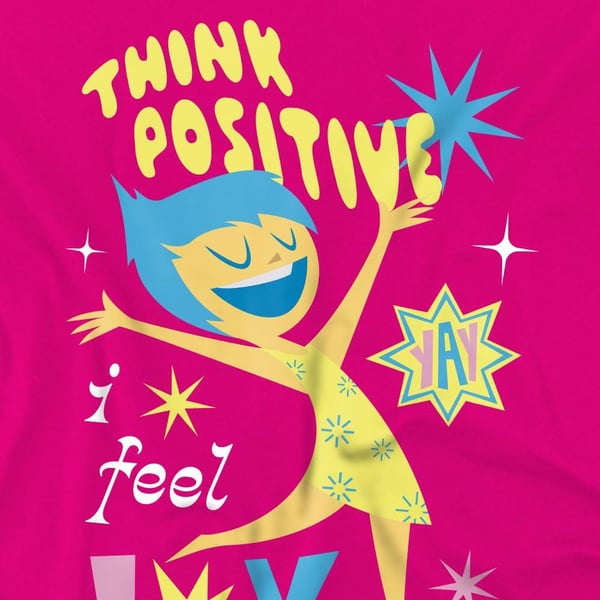 Inside Out 2 Lasten/Nuorten Think Positive Joy T-paita