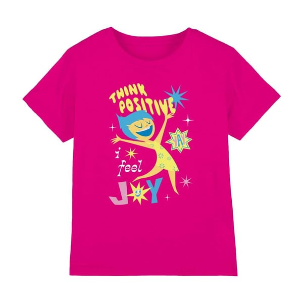 Inside Out 2 Lasten/Nuorten Think Positive Joy T-paita