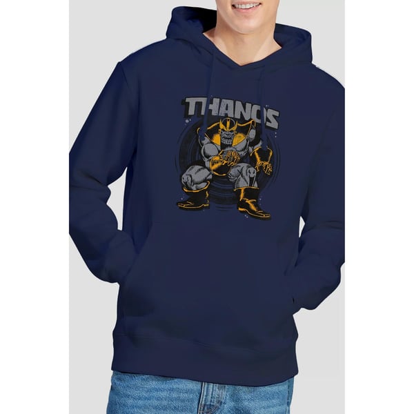 Marvel Mens Thanos Stance Hoodie