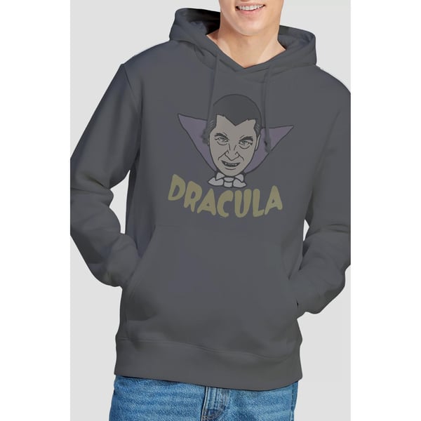 Universal Monsters Mens Careful I Bite Dracula Hoodie